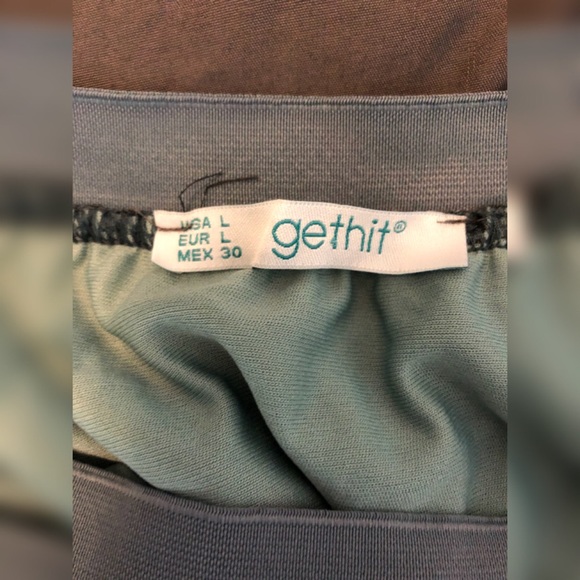 ✨GET IT WATER GREEN CASUAL SKIRT - Picture 3 of 4